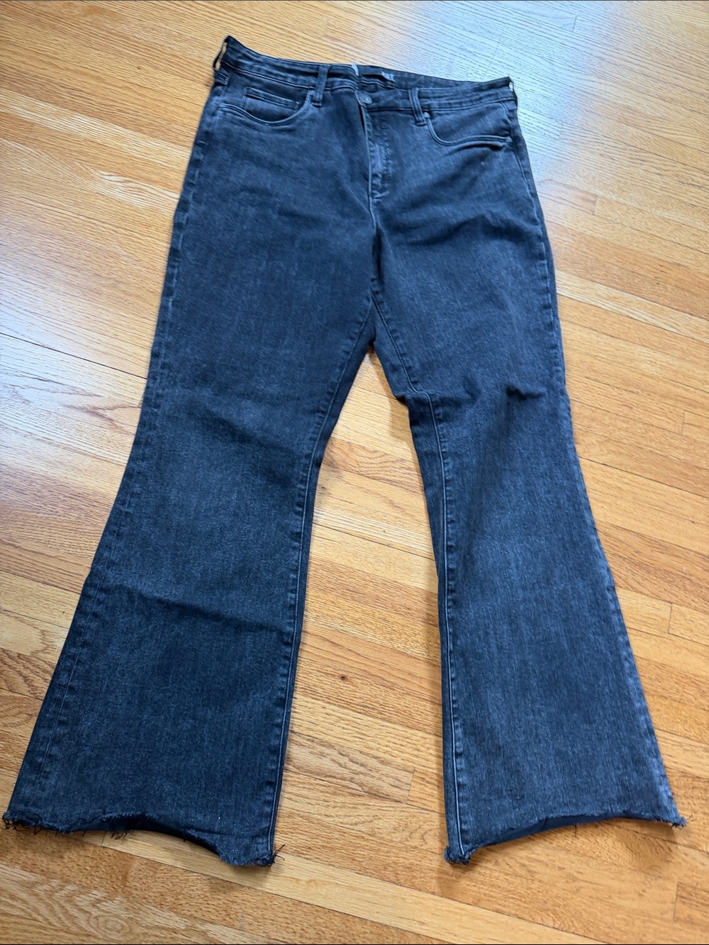 Kut from the Kloth Black Washed Flare Jeans